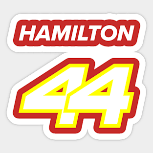 Lewis Hamilton Ferrari Jersey Sticker